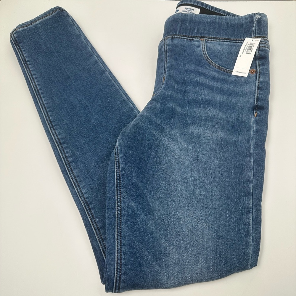 Old Navy ROCKSTAR Jeggings/Built-In-Warmer/size 6 - Picture 9 of 12